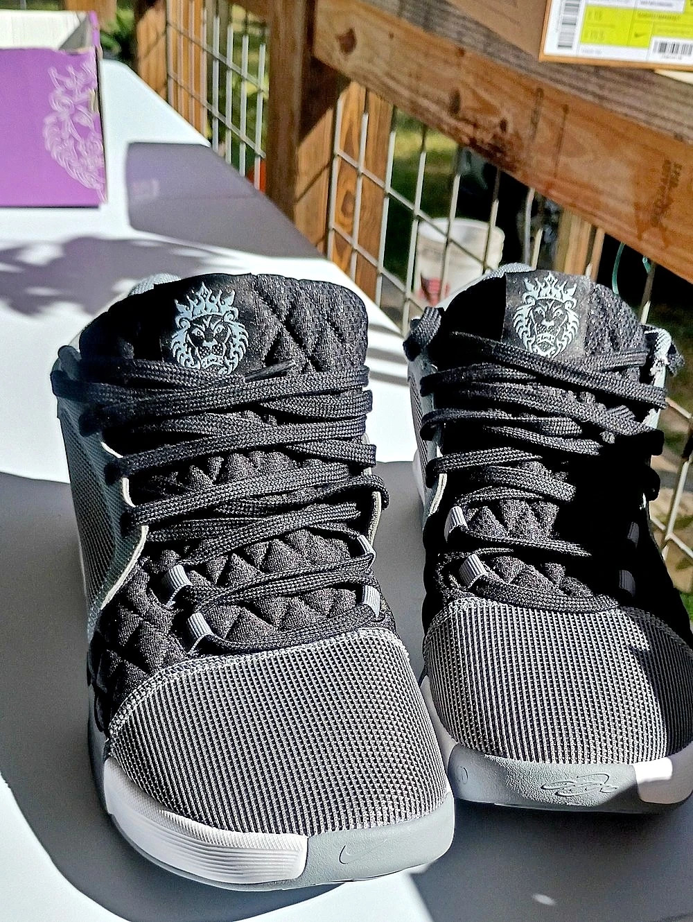 Nike LeBron Witness 8 Gray & Black Athletic Shoes